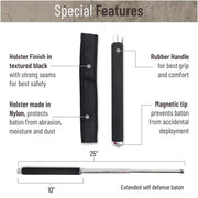 Tactical Baton Stick (foam Grip) (Imported)