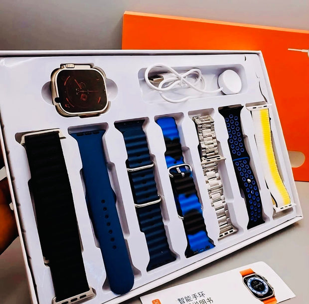 Ultra 7-in-1 Smart Watch with Random Strap Colors