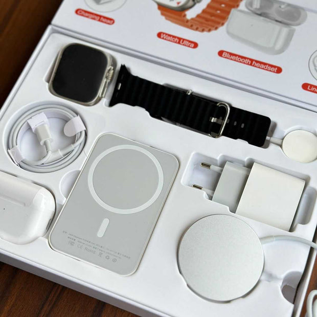 X10 Ultra Unique Combination Smartwatch with Earbuds