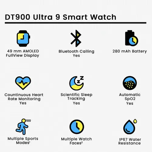 DT900 ULTRA 9 Smart Watch